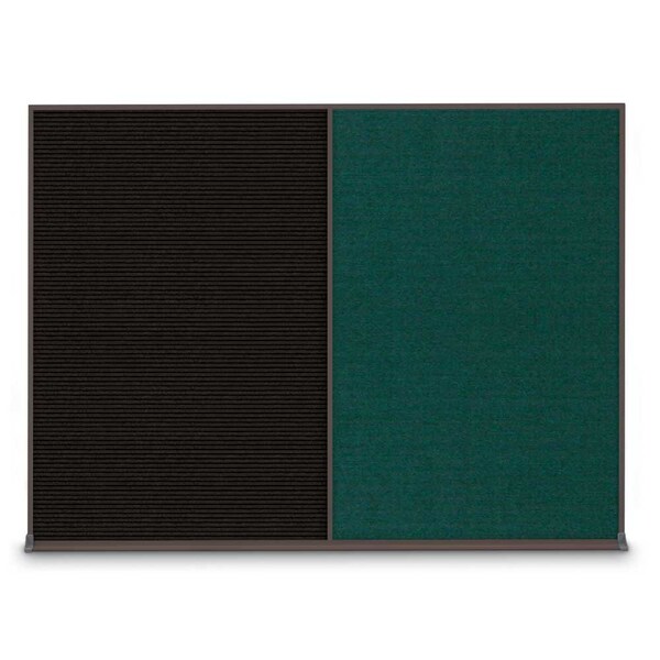 Double Door Radius Corkboard, 60"X36", B